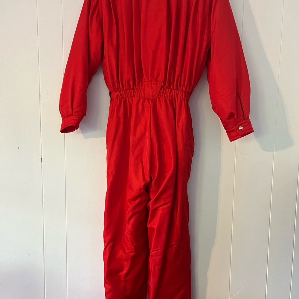 COLMAR Sportswear Red Snowsuit Vintage Made In Italy Size Large USA 8 - Picture 10 of 16